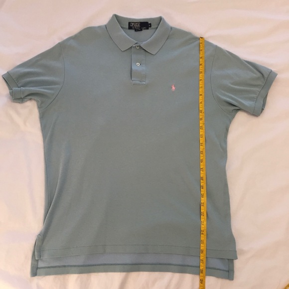 Vintage Polo by Ralph Lauren Blue Polo Shirt Made in USA - Picture 6 of 13